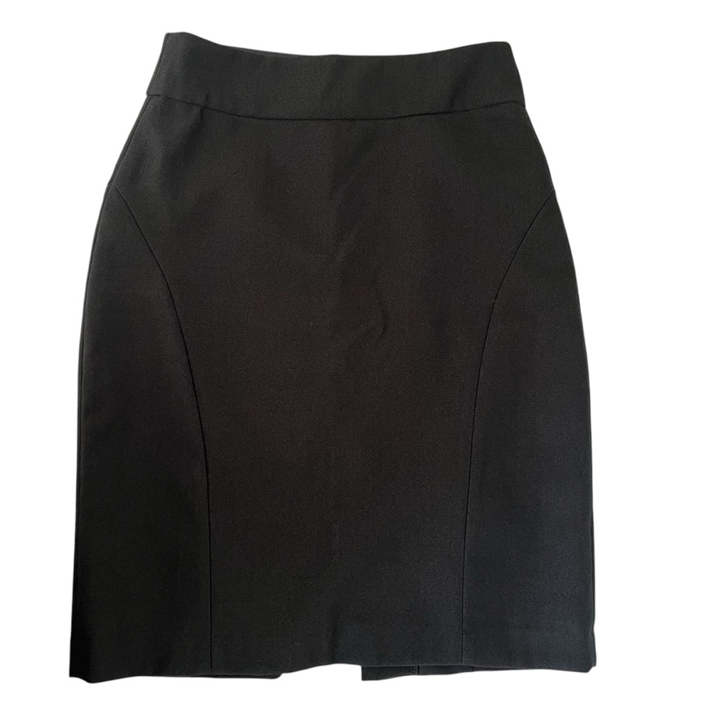 Banana Republic Gray Pencil Skirt Sz 2 Poly Rayon Blend Classic Workwear
